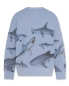 Mobile Preview: AO76 oscar sweater sharks light blue