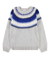 Preview: Molo Wollstrickpullover Nordic Blues Baes wool
