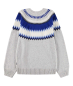 Preview: Molo Wollstrickpullover Nordic Blues Baes wool