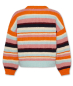 Preview: AO76 gestreifter Strickpullover c-neck striped multicolour