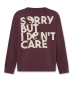 Preview: AO76 Sweatshirt sorry burgundy