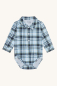 Preview: Hust & Claire HCBoye Fall Check Body-Shirt Iron blue