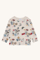 Preview: Hust & Claire HCAnton Badges Langarmshirt Wheat Melange