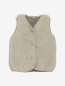 Preview: Huttelihut Weste Wollteddy Cement