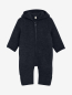 Preview: Huttelihut Woll-Anzug Overall Fleece Navy