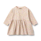Preview: Wheat Jersey Baby Dress Sessa blush flower meadow