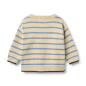 Preview: Wheat Strickpullover faded denim stripe