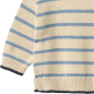 Preview: Wheat Strickpullover faded denim stripe