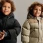Preview: Wheat Pufferjacke Mads grey stone