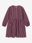 Preview: Creamie Kleid mit feinen Schleifen Crushed Berry