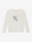 Preview: Creamie Langarmshirt Cloud mit silbernem Glitzer und Pailletten