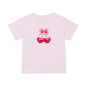 Preview: Creamie T-shirt Rose Pink mit Schleife und Kirschprint