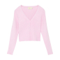 Preview: Creamie Cardigan Rib Rose Pink