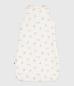 Preview: Petit Bateau Babyschlafsack aus Baumwolle mit Bärmotiv weiss/BRUN