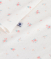Preview: Petit Bateau Nachthemd aus Baumwolle mit Blumen-Lochstickerei MARSHMALLOW/MULTICO