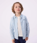 Preview: Petit Bateau Langärmeliges Kinder-Hemd aus Baumwolle mit Streifen FLO/MARSHMALLOW