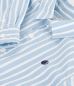 Preview: Petit Bateau Langärmeliges Kinder-Hemd aus Baumwolle mit Streifen FLO/MARSHMALLOW