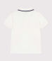 Preview: Petit Bateau Kurzärmeliges Kinder-Poloshirt aus Baumwolle MARSHMALLOW