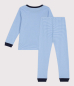 Preview: Petit Bateau Kinder-Pyjama aus Baumwolle mit Streifen