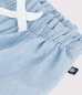 Preview: Petit Bateau Baby-Hose aus Chambray BLEU CLAIR