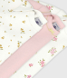 Preview: Petit Bateau Set langärmeliger Baby-Bodys aus Baumwolle mit Blumenmotiv