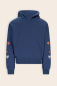 Preview: NoNo Hooded Sweater Heart embro Ensign Blue