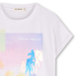 Preview: Billieblush KURZARM T-SHIRT Weiss mit digitalen Illustration