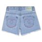 Preview: Billieblush Jeansshorts Blau mit mehrfarbigen Nieten
