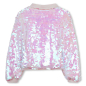 Preview: Billieblush Glitzer-Bomberjacke weiss