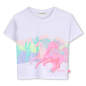 Preview: Billieblush T-SHIRT Weiss mit Pferde Motiv