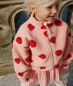 Preview: Konges Sløjd JODY TEDDY Fleecejacke GRS Ladybug Pink