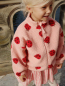 Preview: Konges Sløjd JODY TEDDY Fleecejacke GRS Ladybug Pink