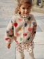 Preview: Konges Sløjd JODY TEDDY Fleecejacke GRS Bon COEUR coloré