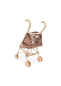 Preview: Konges Sløjd  SPARKLY DOLL STROLLER CHERRY SEQUIN