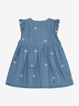 Preview: Minymo Kleid Chambray Faded Denim