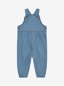 Preview: Minymo Baby Overall Chambray Faded Denim