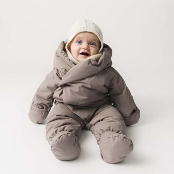 Mini A Ture MATFIANNA Winteroverall mit Fleece Grey brown