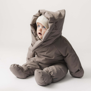 Preview: Mini A Ture MATFIANNA Winteroverall mit Fleece Grey brown