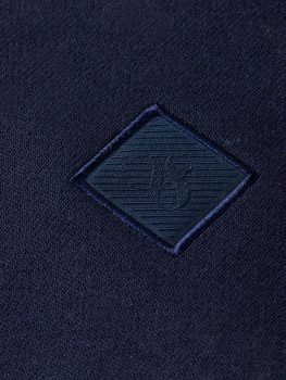 Preview: Scotch & Soda CORE Regular-fit logo badge zip through hoodie Sky Captain