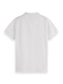 Preview: Scotch & Soda CORE Garment Dyed Pique Polo Bright White