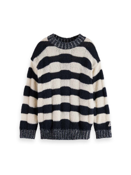 Scotch & Soda Loose-fit chunky Strickpullover NAVY