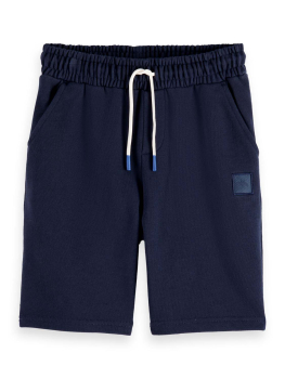 Scotch & Soda CORE logo badge sweatshorts Sky Captain