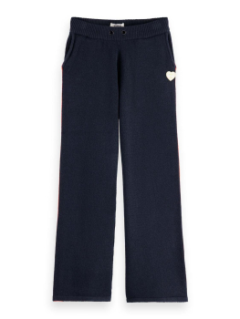 Scotch & Soda Sporty straight-leg knitted Sweathose NAVY