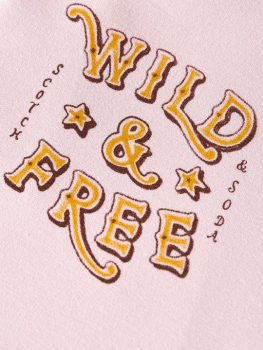 Preview: Scotch & Soda Viscoseblend relaxedfit zipthrough hoodie Lilac Snow