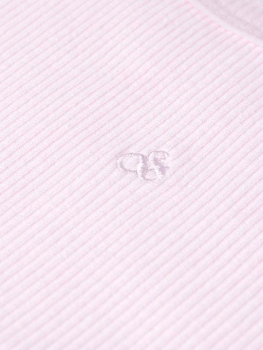 Preview: Scotch & Soda Seasonal core ribbed slimfit Tshirt Lilac Snow