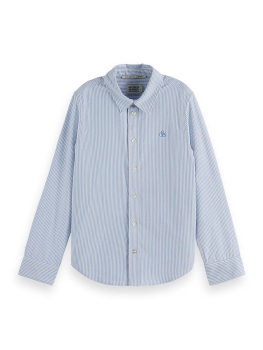 Scotch & Soda CORE Yarndyed striped oxford Hemd Blue Stripe