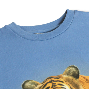 Preview: Molo T-shirts Tiger on Blue