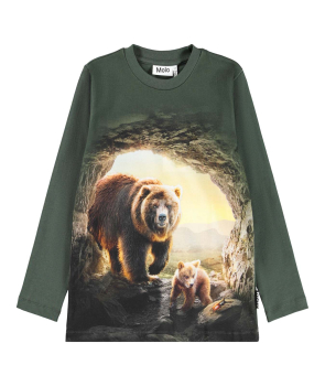 Molo T-shirts Long sleeves Bears in Cave