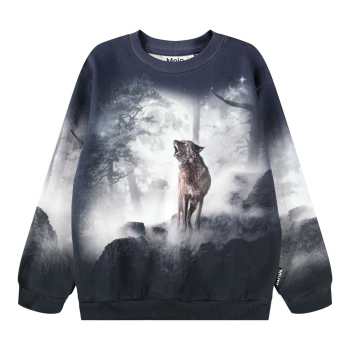 Molo Sweatshirt Moonlit Wolf-Print