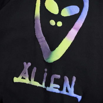 Molo Jungen Hoodie Black Alien-Print